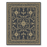 Traditional Persian Ornate Gold Floral Persian Area Rug