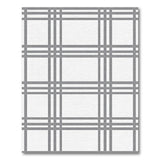 Modern Grey Grid Plaid Area Rug