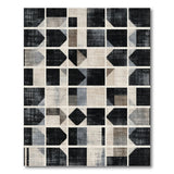 Modern Geometric Grey No. 3 Area Rug