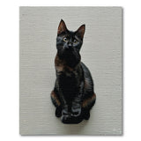 Curious Black Kitten Area Rug