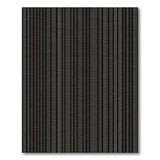 Sleek Black Vertical Pinstripe Area Rug