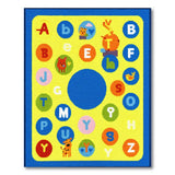 Colorful Alphabet Animals Kids Learning Rug