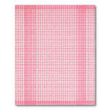 Pink Pastel Pink Gingham Check Area Rug