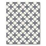 Grey Geometric Diamond Tile Area Rug