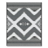 Geometric Black and White Black White Southwestern Geometric Area Rug