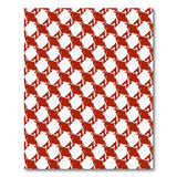 Bold Red Diamond Geometric Area Rug