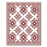 Red Elegant Red Floral Persian Area Rug