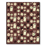 Ghostly Floral Area Rug