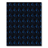 Midnight Blue Diamond Geometric Area Rug