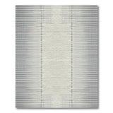 Geometric Modern Grey Ombre Stripe Area Rug