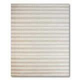Neutral Striped Beige Woven Area Rug