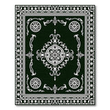 Medallion Black and White Elegant Black White Persian Medallion Rug