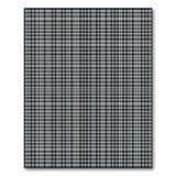 Geometric Modern Bold Black White Checkered Plaid Area Rug