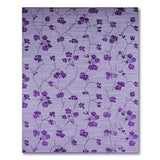 Purple Purple Floral Branch Area Rug