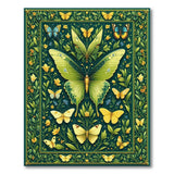 Emerald Butterfly Garden Area Rug
