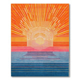 Geometric Modern Multi-color and Patterns Radiant Sunburst Geometric Area Rug