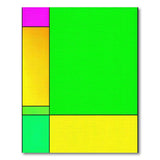 Block Vibrant Multi-Color Geometric Block Area Rug