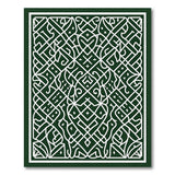 Intricate Green Traditional Persian Area Rug