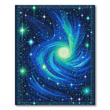 Starry Galaxy Vortex Area Rug