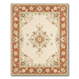 Red Floral Vintage No. 3 Area Rug
