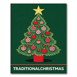 Traditional Christmas Tree Area Rug