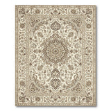 Traditional Persian Beige Persian Floral Medallion Area Rug