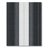 Geometric Modern Bold Black White Striped Geometric Area Rug