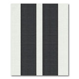 Striped Bold Black White Vertical Striped Area Rug