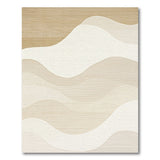 Cascading Waves Beige Area Rug