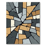 Shattered Grey Mosaic Area Rug