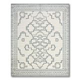 Southwestern Grey Grey Southwestern Geometric Area Rug