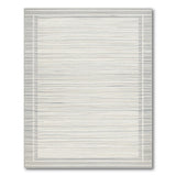 Grey Geometric Modern Modern Grey Striped Area Rug
