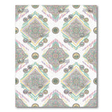 Pastel Floral Mandala Vintage Area Rug