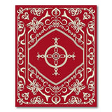 Traditional Persian Ornate Medallion Ornate Red Persian Medallion Area Rug