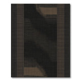 Brown and Tan Pixelated Geometric Brown Tan Area Rug
