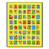 Vibrant ABC Alphabet Kids Learning Rug