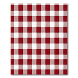 Classic Red Gingham Rustic Farmhouse Rug