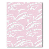 Pink Abstract Brushstroke Area Rug