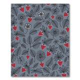 Strawberry Daisy Fruit Pattern Area Rug