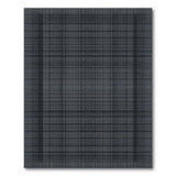 Black White Geometric Grid No. 4 Area Rug