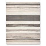 Grey Striped Grey Striped Woven Area Rug