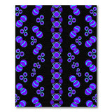 Purple Geometric Orb Area Rug