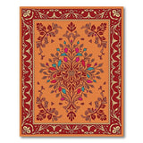 Traditional Persian Vibrant Multi-Color Traditional Persian Area Rug