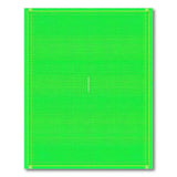 Geometric Modern Vibrant Green Geometric Grid Area Rug