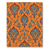 Multi-color and Patterns Vibrant Orange Persian Motif Area Rug