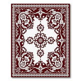 Ornate Red Persian Area Rug