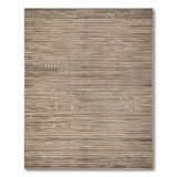 Striped Brown Tan Distressed Area Rug