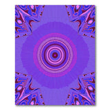 Purple Radiant Mandala Area Rug