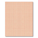 Geometric Modern Orange Orange Grid Geometric Area Rug