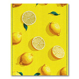 Vibrant Lemon Fruit Yellow Area Rug